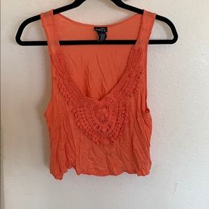 Flowy summer crop top tank top